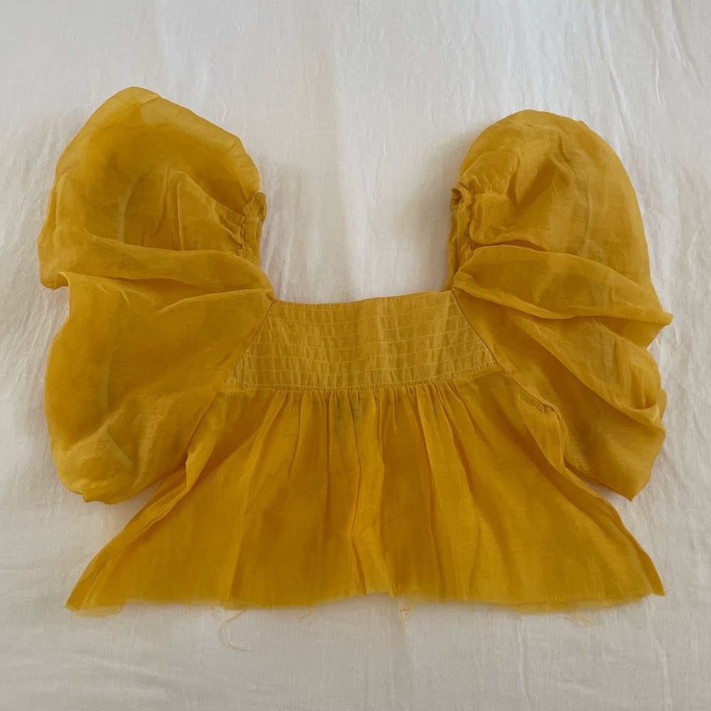 Pepper Yellow Crop Top